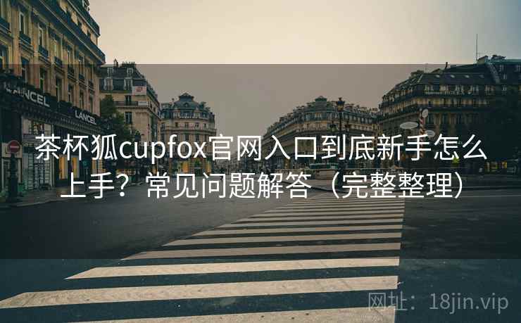 茶杯狐cupfox官网入口到底新手怎么上手？常见问题解答（完整整理）