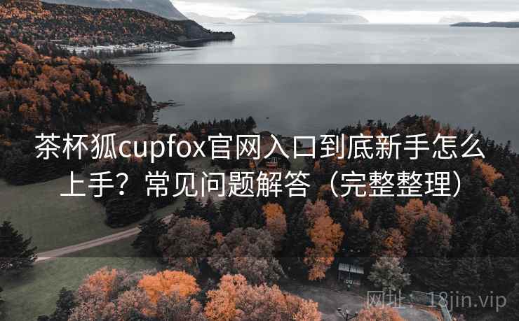 茶杯狐cupfox官网入口到底新手怎么上手？常见问题解答（完整整理）