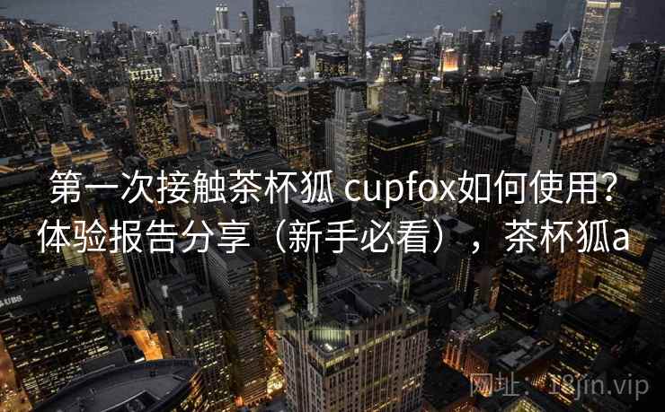 第一次接触茶杯狐 cupfox如何使用？体验报告分享（新手必看），茶杯狐a