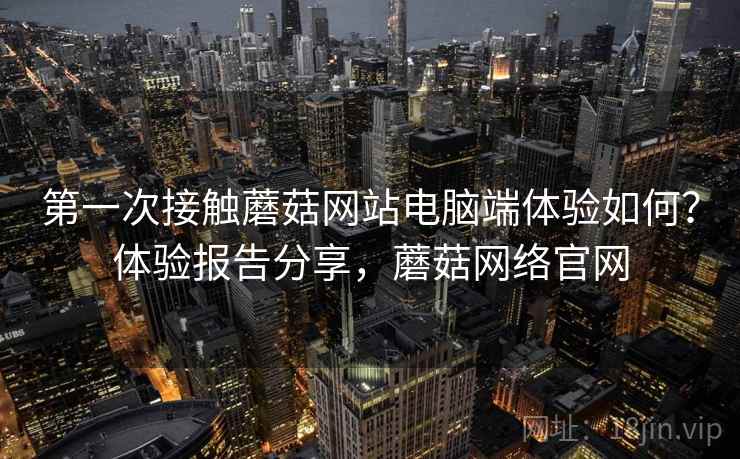 第一次接触蘑菇网站电脑端体验如何？体验报告分享，蘑菇网络官网